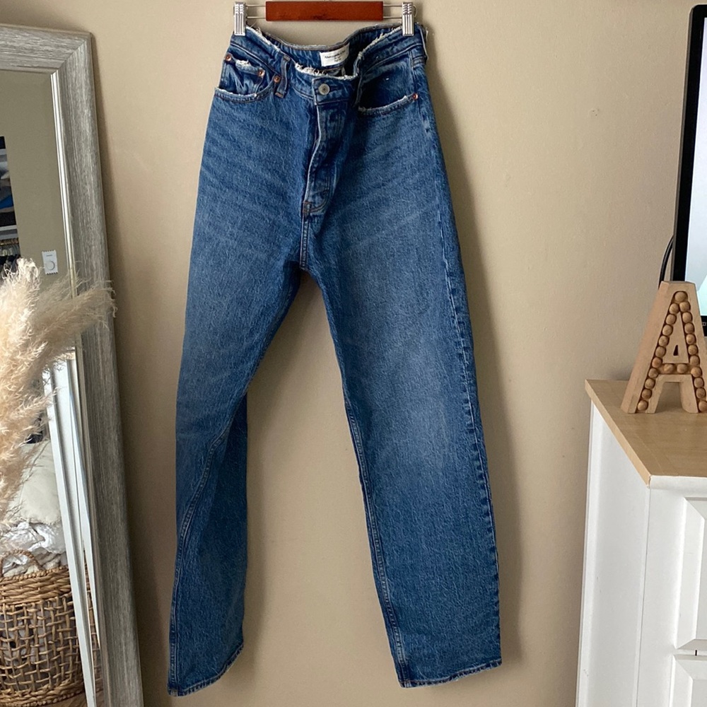 Abercrombie & Fitch Curve Love “Dad” Jeans